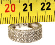 Bague jonc en or 18 cts, poinçon tête d'