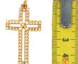 Pendentif croix en or jaune 18 carats, p