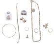 Lot de bijoux en argent généralement 925