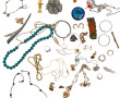 Lot de bijoux fantaisie dont broche CACH
