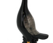 Cormoran, sujet en faïence polychrome, H