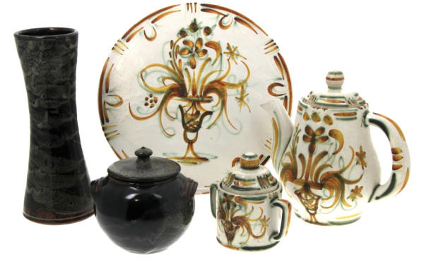 KERALUC, décor G6 - Lot de 3 pièces en g