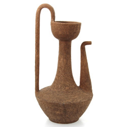 Originale aiguière en céramique brune no