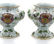 MILAN XIXème (Italie) - Paire de vases s