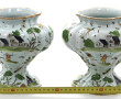 MILAN XIXème (Italie) - Paire de vases s