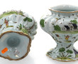 MILAN XIXème (Italie) - Paire de vases s