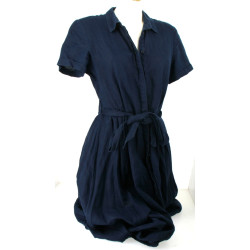 MONOPRIX - Lot de 2 robes chemises en li