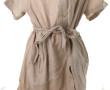 ECOALF - Robe chemise en lin sable (est 