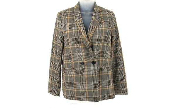 Veste de dame à carreaux, taille M, sans