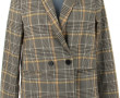 Veste de dame à carreaux, taille M, sans