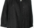 Emilu Andfin - Blouse noire broderie ang