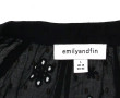 Emilu Andfin - Blouse noire broderie ang