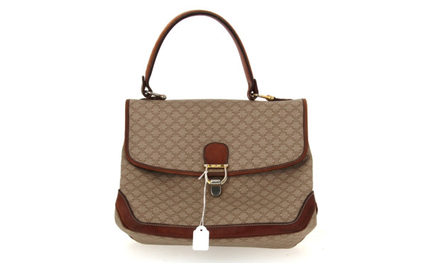 CELINE - Sac de dame en toile enduite et