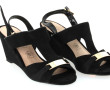 Paire de sandales noires A by André, poi