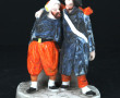 "Zouave et militaire en goguette", sujet