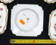 SAXE - 10 assiettes à gâteaux en porcela