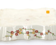 Petit plat creux en porcelaine à décor f