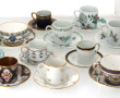 Collection de 12 tasses et sous-tasses e