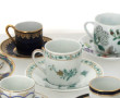 Collection de 12 tasses et sous-tasses e