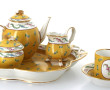 Service égoïste en porcelaine blanche, j