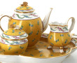 Service égoïste en porcelaine blanche, j