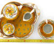 Service égoïste en porcelaine blanche, j