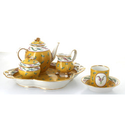 Service égoïste en porcelaine blanche, j