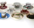 Collection de 12 tasses et sous-tasses e