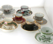 Collection de 12 tasses et sous-tasses e