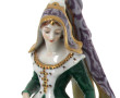 Paire de statuettes en porcelaine polych