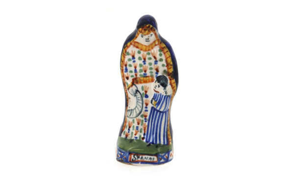 Henriot QUIMPER - "Ste Anne", statuette 