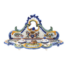 HR QUIMPER - Encrier double rocaille en 