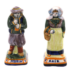 HENRIOT QUIMPER - "Anik" et "Perrik", pa