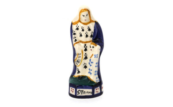 HB QUIMPER - "Ste Anne", statuette en fa