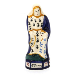 HB QUIMPER - "Ste Anne", statuette en fa