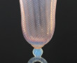 Vase forme tulipe en verre couleurs past