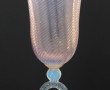 Vase forme tulipe en verre couleurs past