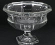 Grande coupe sur piédouche en cristal "P