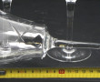 11 verres à vin en cristal forme tulipe.