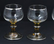 4 verres à vin blanc style romers rehaus