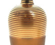 Carafe avec bouchon en verre fumé, décor
