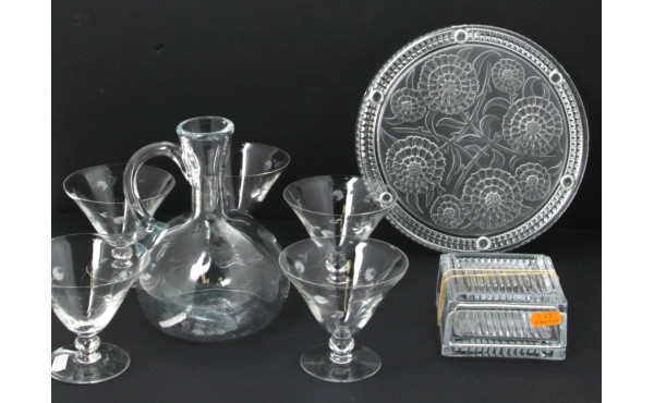 Dessous de plat rond en verre pressé mou