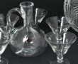 Dessous de plat rond en verre pressé mou