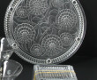 Dessous de plat rond en verre pressé mou