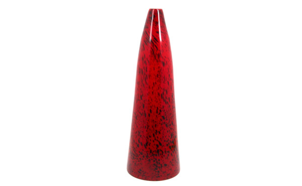 Grand vase en verre soufflé moucheté noi