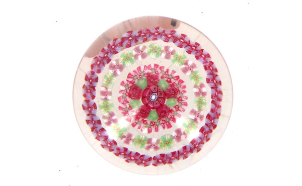 BACCARAT - Presse-papier à décor mille f