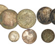 Lot de monnaies argent: 4 p. 50 fr anné