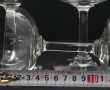 Eléments de service de verres à pied anc