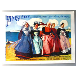 BRETAGNE lot de 3 affiches : 1) Lemordan