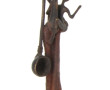 Sculpture africaine "Maternité", en méta